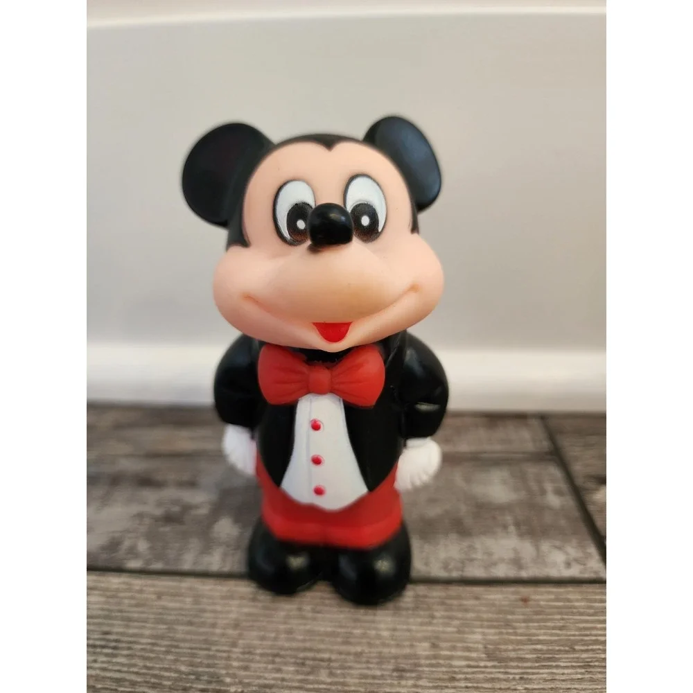 Vtg Mickey & Minnie Mouse Walt Disney Company 1986 Tootsie Toy Made In Thailand